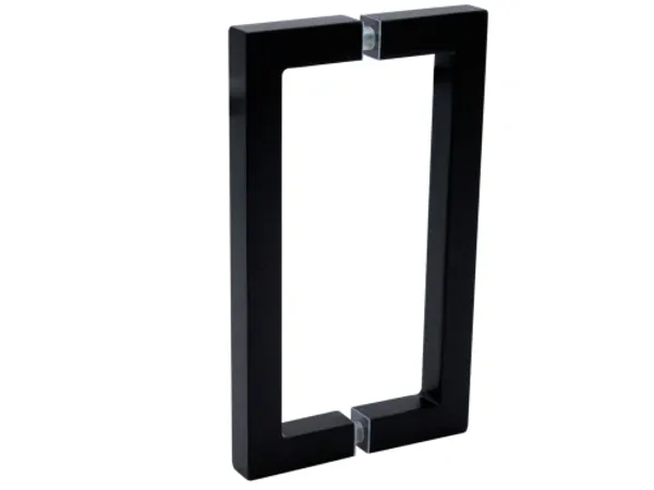 glass shower square pull handle 8 inches