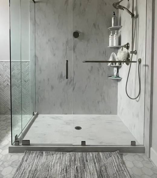 luxury bathroom glass